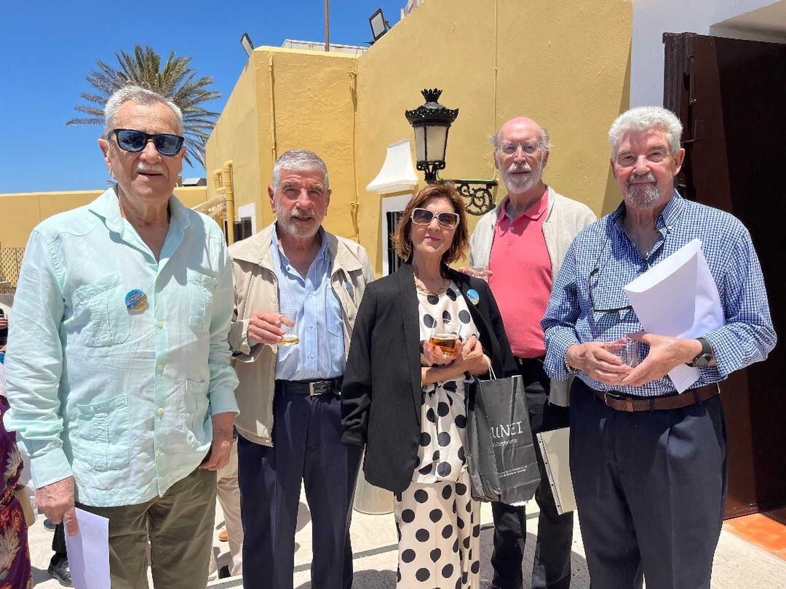 Salvador López Millán, Juan Sánchez,  Rosario de la Yglesia, Carlos Moreno y Pepe Estudillo.