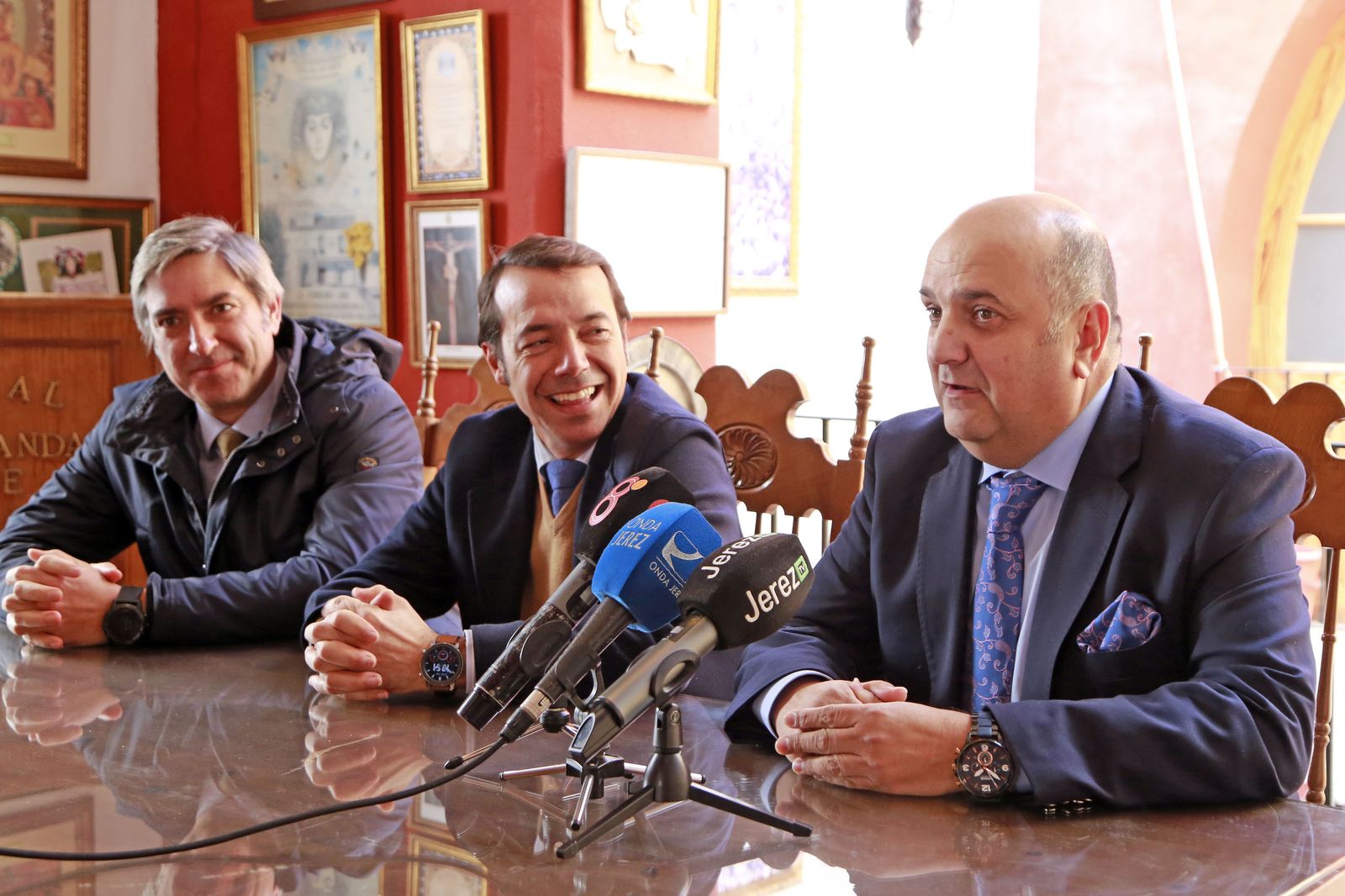 Un momento del acto de presentación del pregonero, celebrado este jueves.