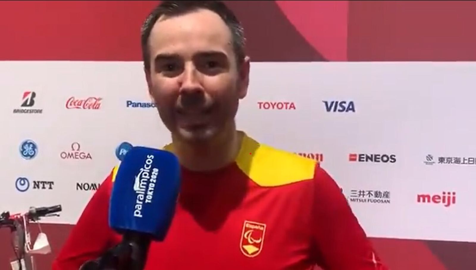 El sevillano Álvaro Valera, en una entrevista en Tokio.