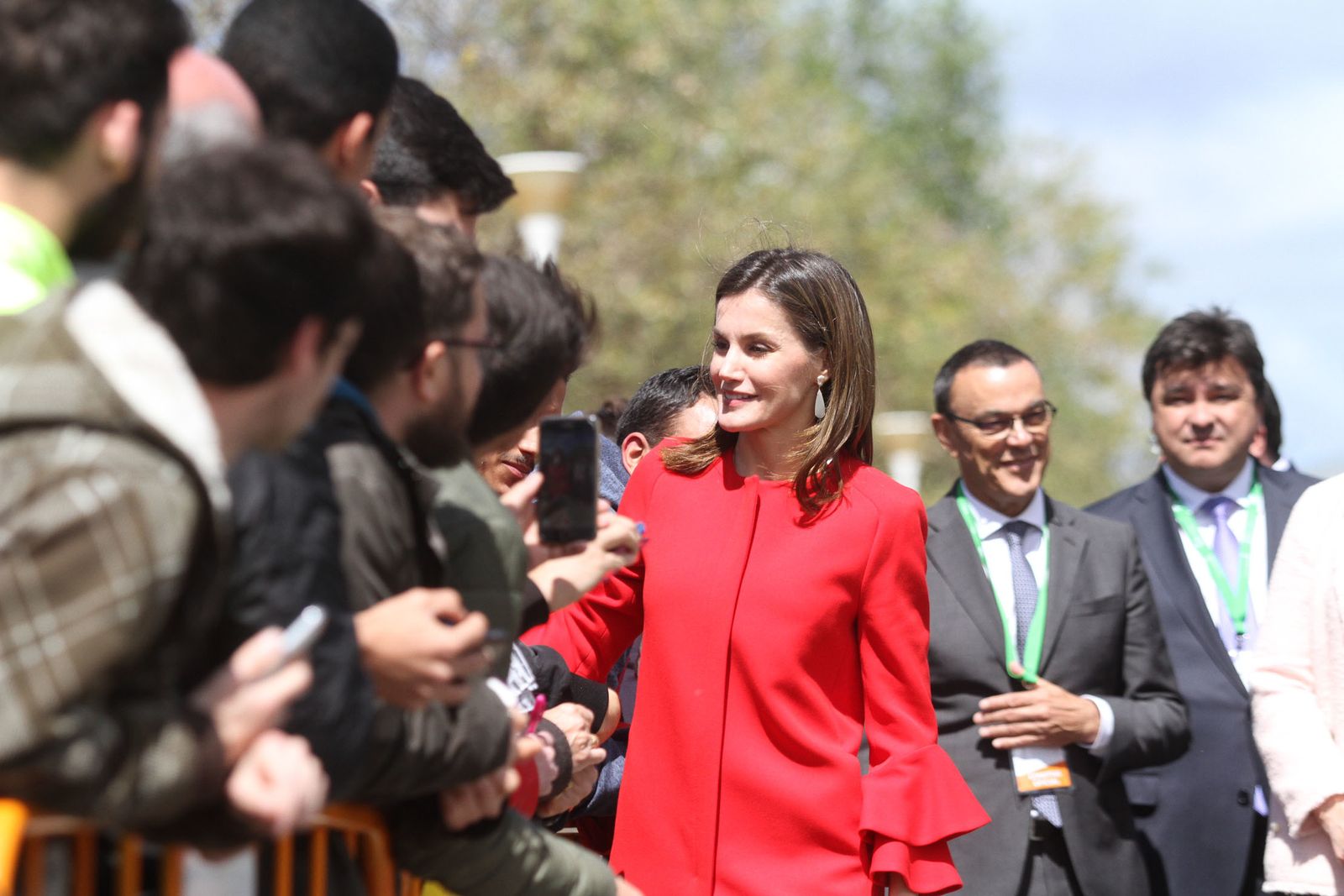 Imágenes de la visita de la reina Letizia a Huelva