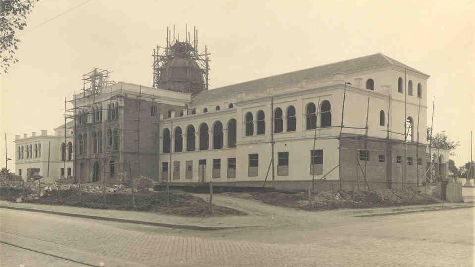Estado de las obras del Sanatorio Nuestro Padre Jesús del Gran Poder en 1947.