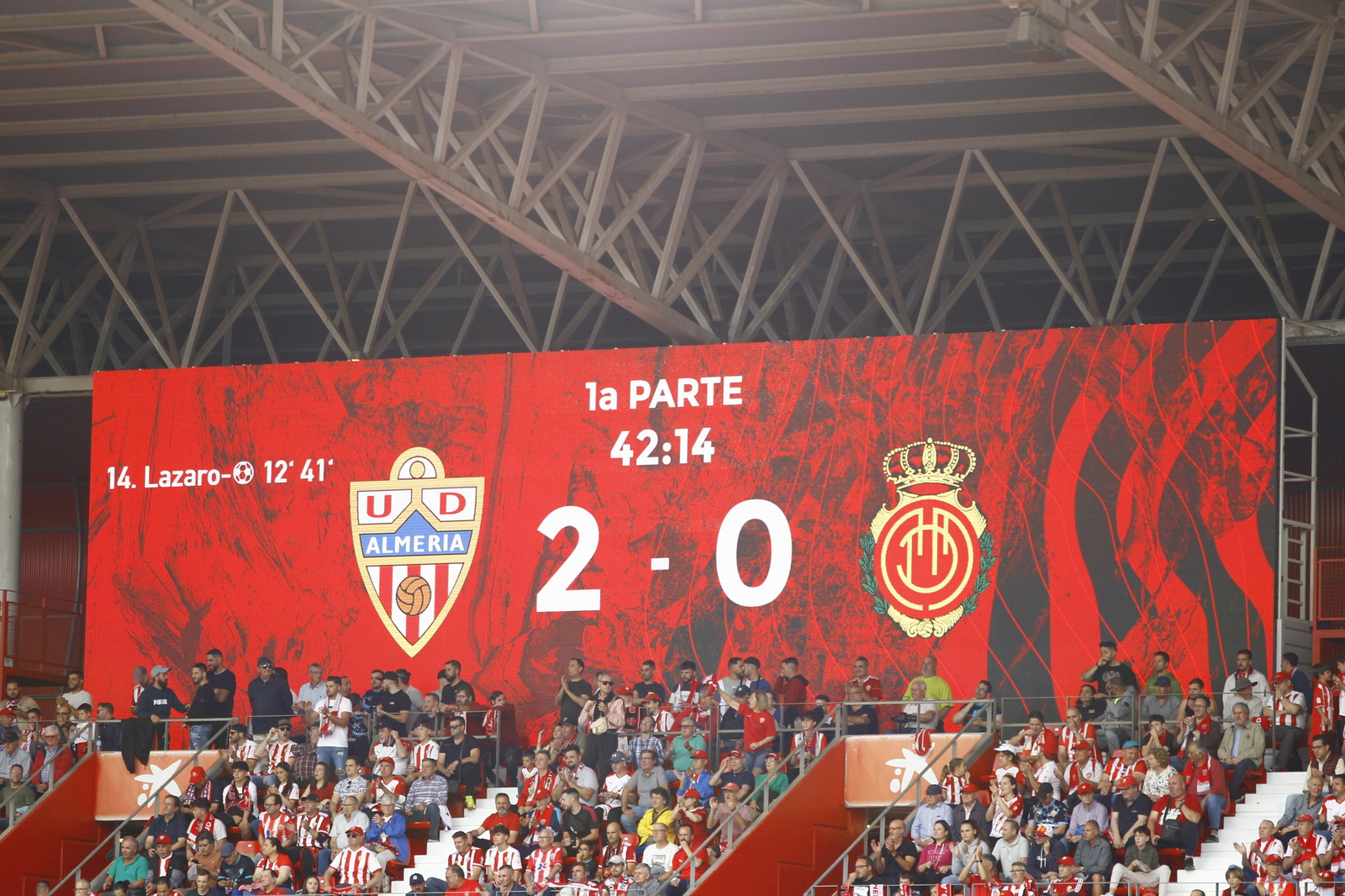 Imágenes del partido U.D. Almería-R.C.D. Mallorca