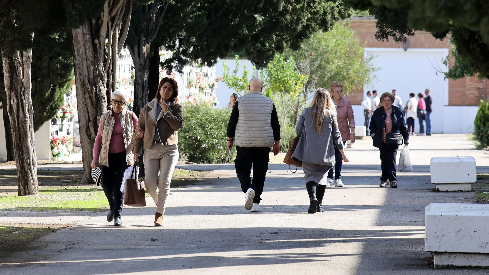 Imágenes del cementerio de Jerez en el Día de los Fieles Difuntos