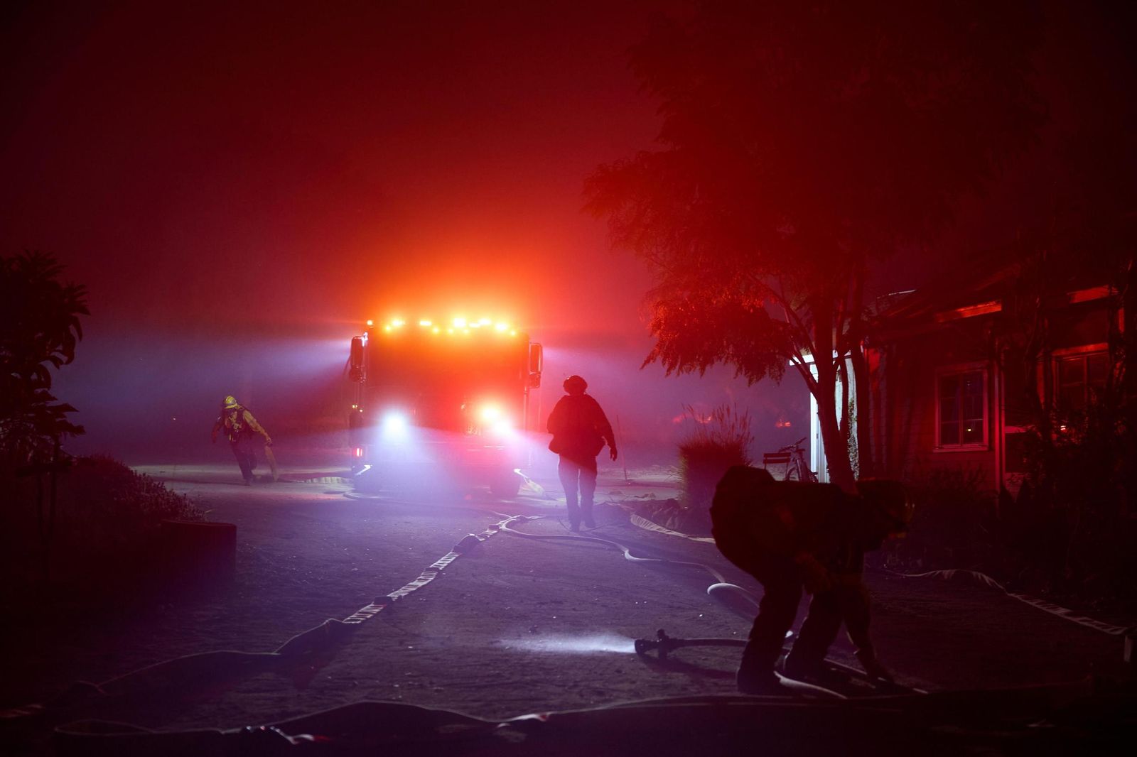 Las impresionantes imágenes del incendio Franklin que azota Estados Unidos