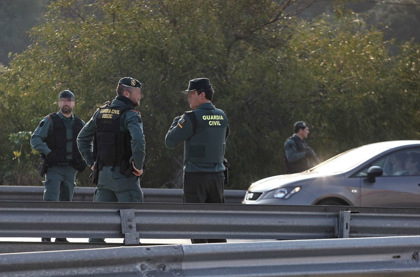 Control de la Guardia Civil.
