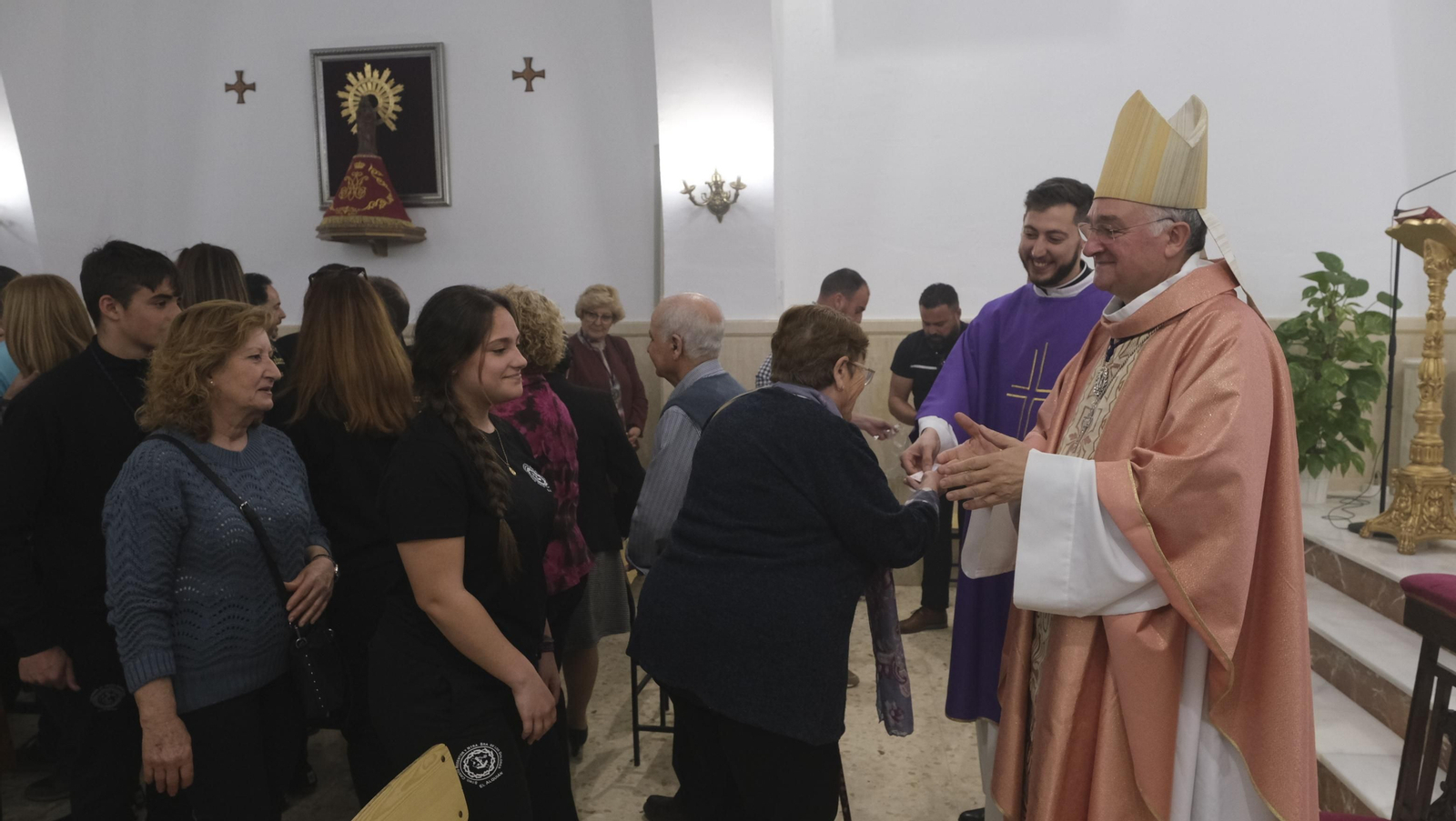 Imágenes de la bendición de la Borriquita de El Alquián, por el Obispo de Almería