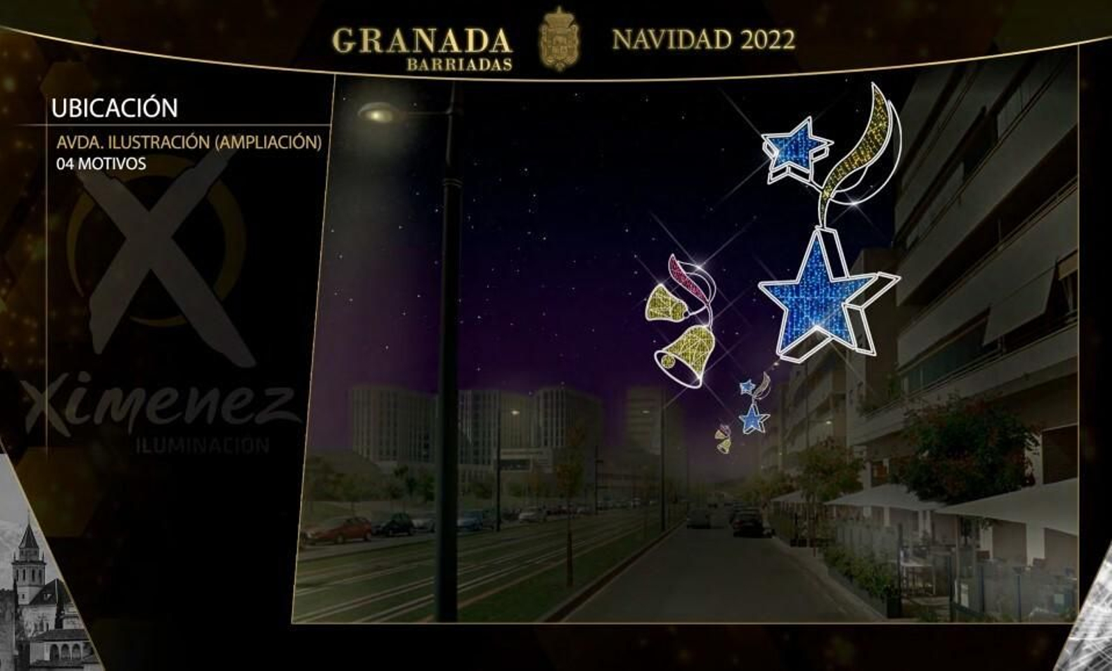 Estas son las luces de Navidad de los barrios de Granada, calle por calle