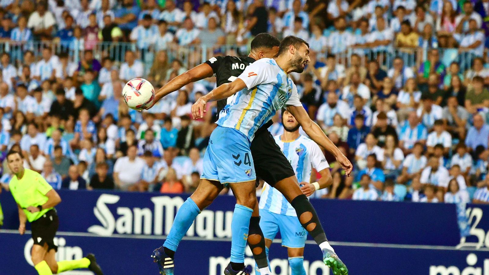 El Málaga CF - Elche, en fotos