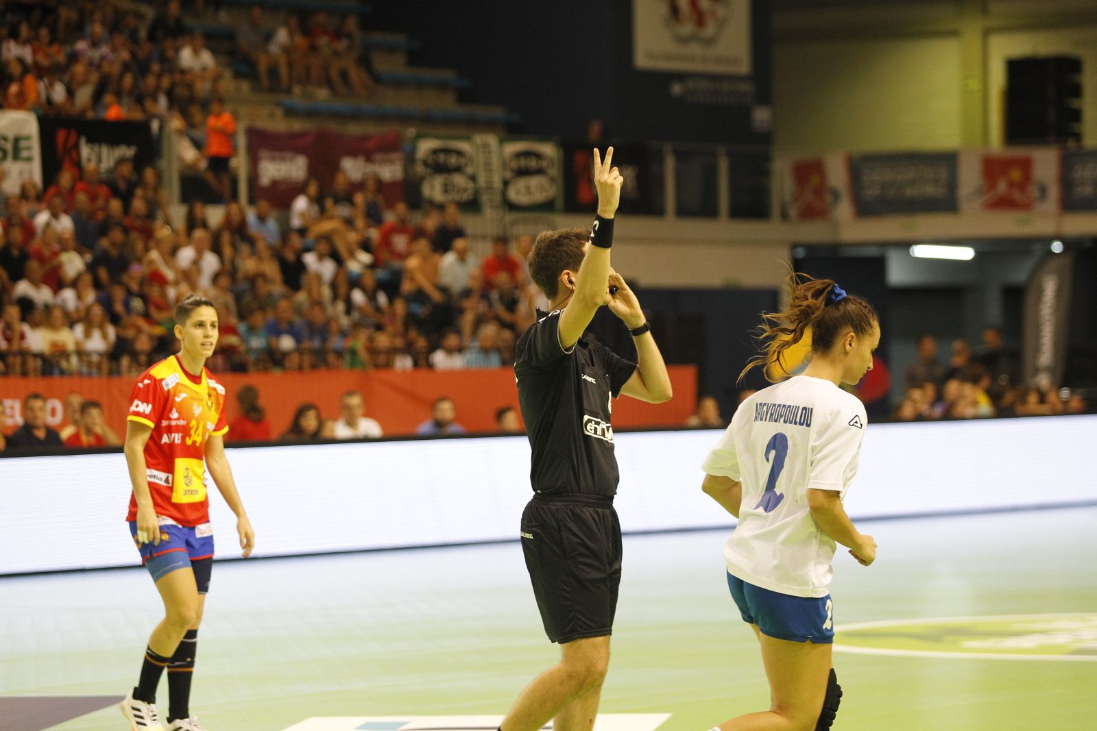 Fotogalería España-Grecia. Balonmano Femenino, fase clasificación Euro 2020