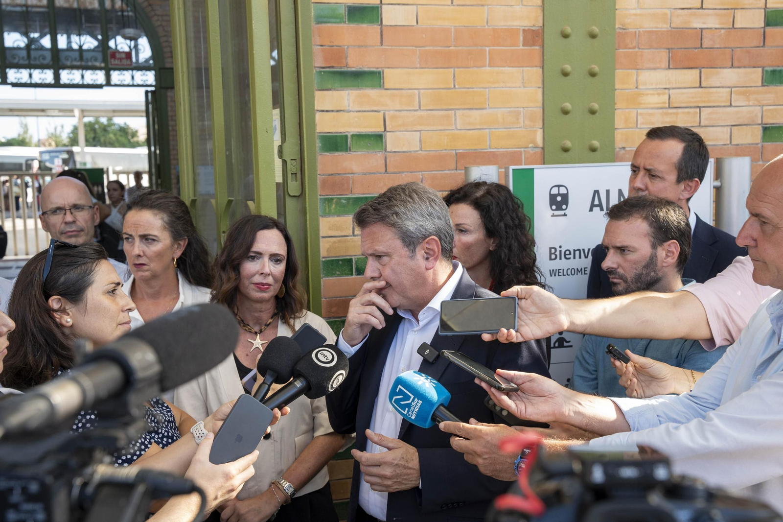 Las mejores imágenes de las obras de integración ferroviaria en Almería