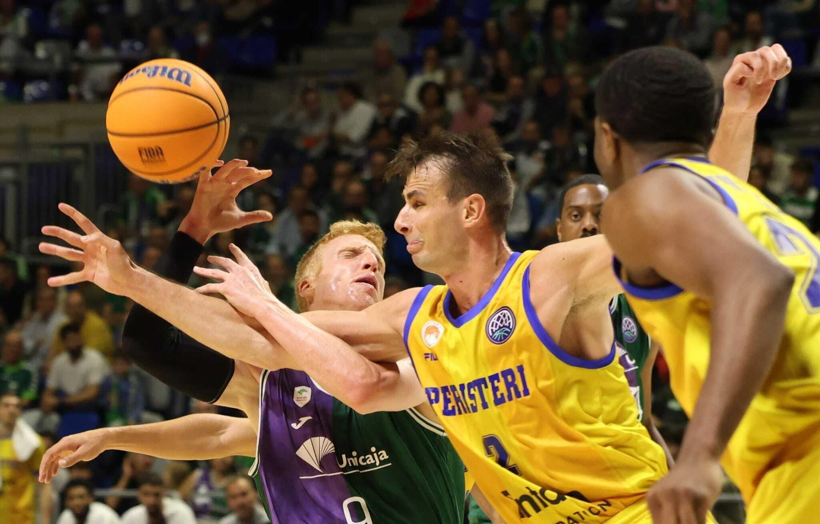 El Unicaja-Peristeri, en fotos