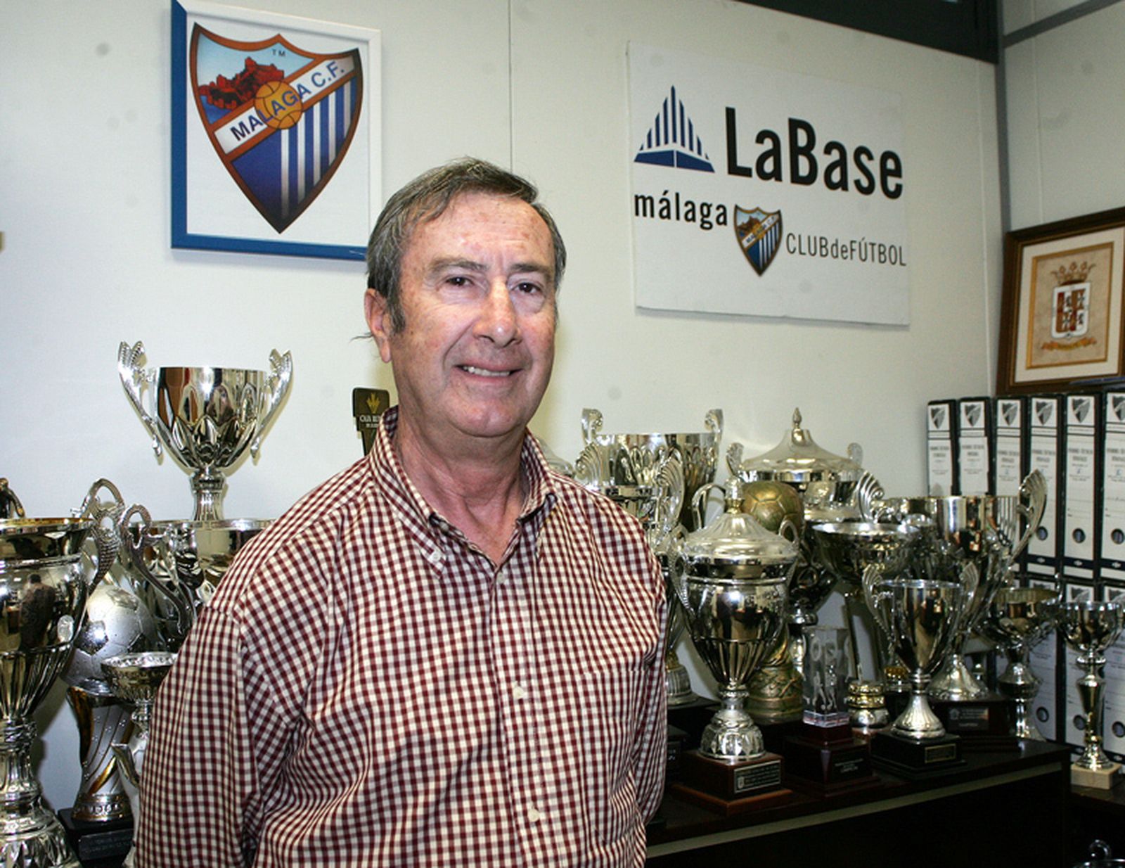 Julio Ordiñana, en La Roslaeda.