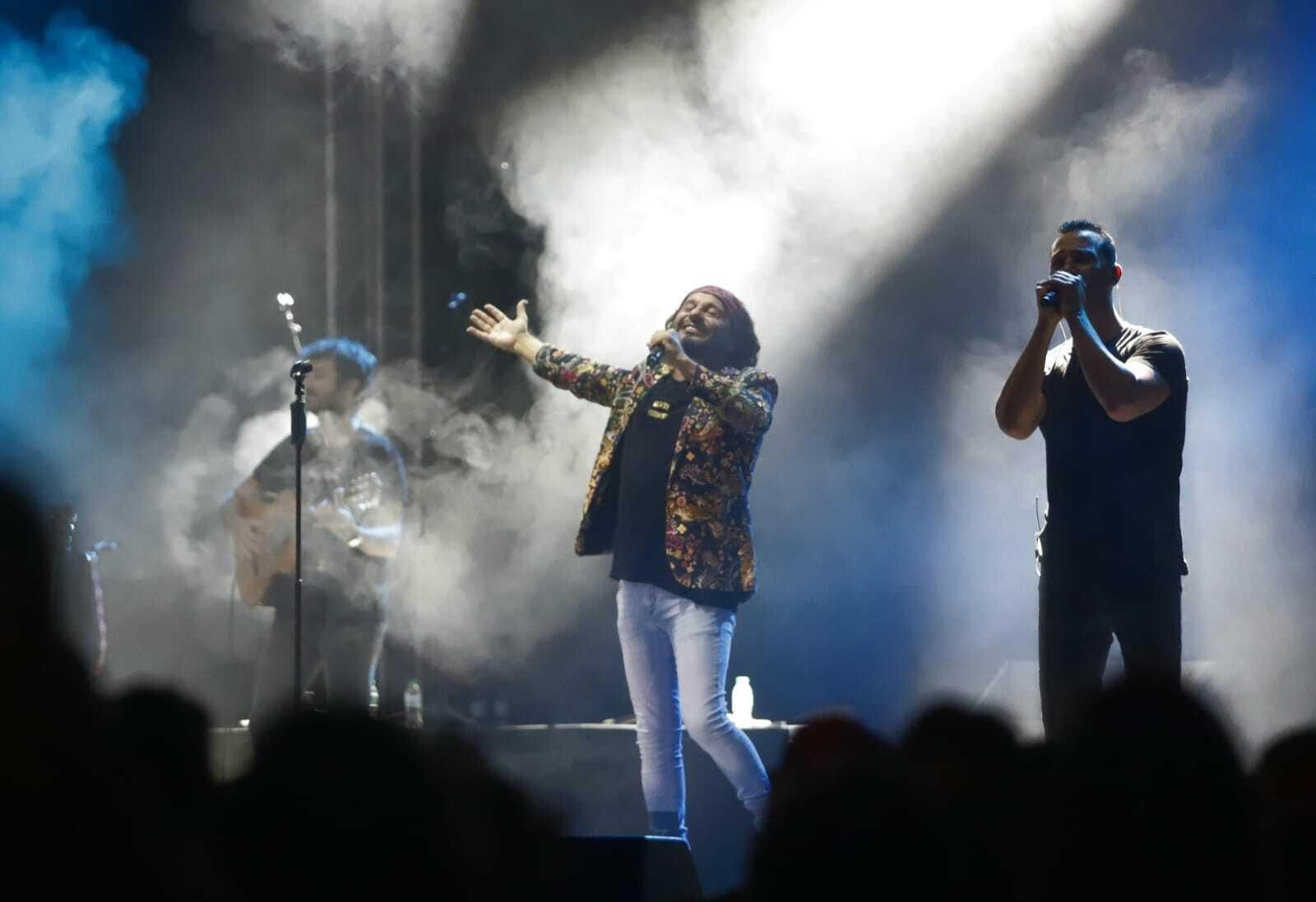El Arrebato en una actuación en el Parque María Cristina de Algeciras.