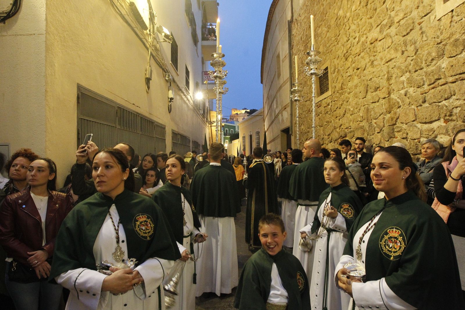 Imágenes de la Procesión de Estudiantes. Semana Santa Almería 2019