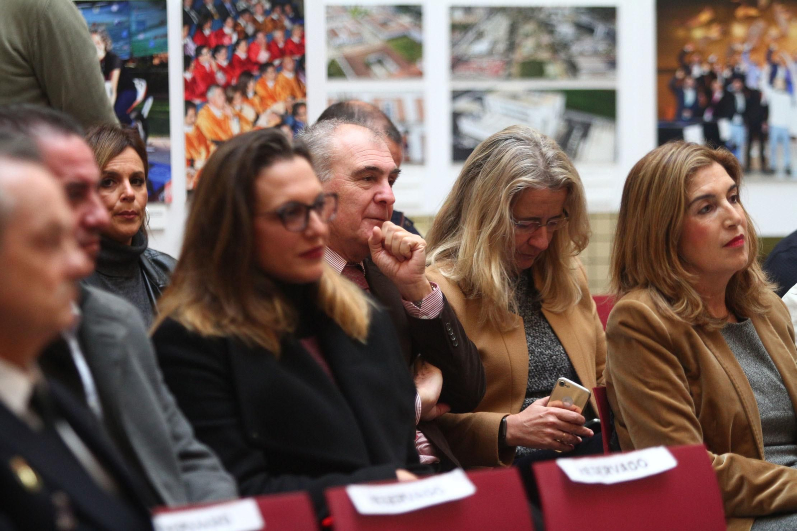 Imágenes de la presentación del estudio sobre 'El impacto económico, social y cultural de la UHU en la provincia'