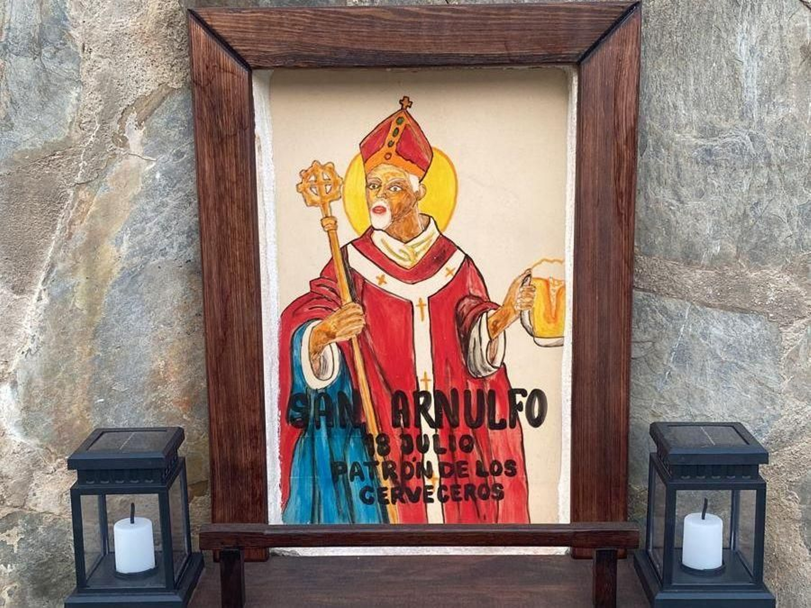 Losa de San Arnulfo en Canjáyar. Losa de San Arnulfo en Canjáyar.