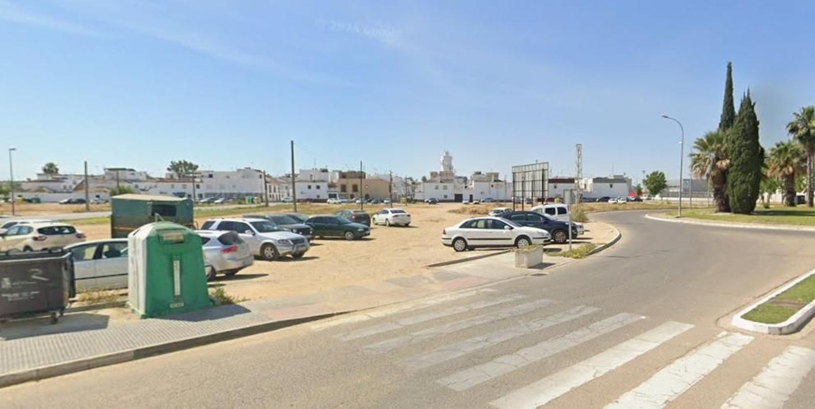 El suceso tuvo lugar en la zona del entorno del recinto ferial de Los Palacios