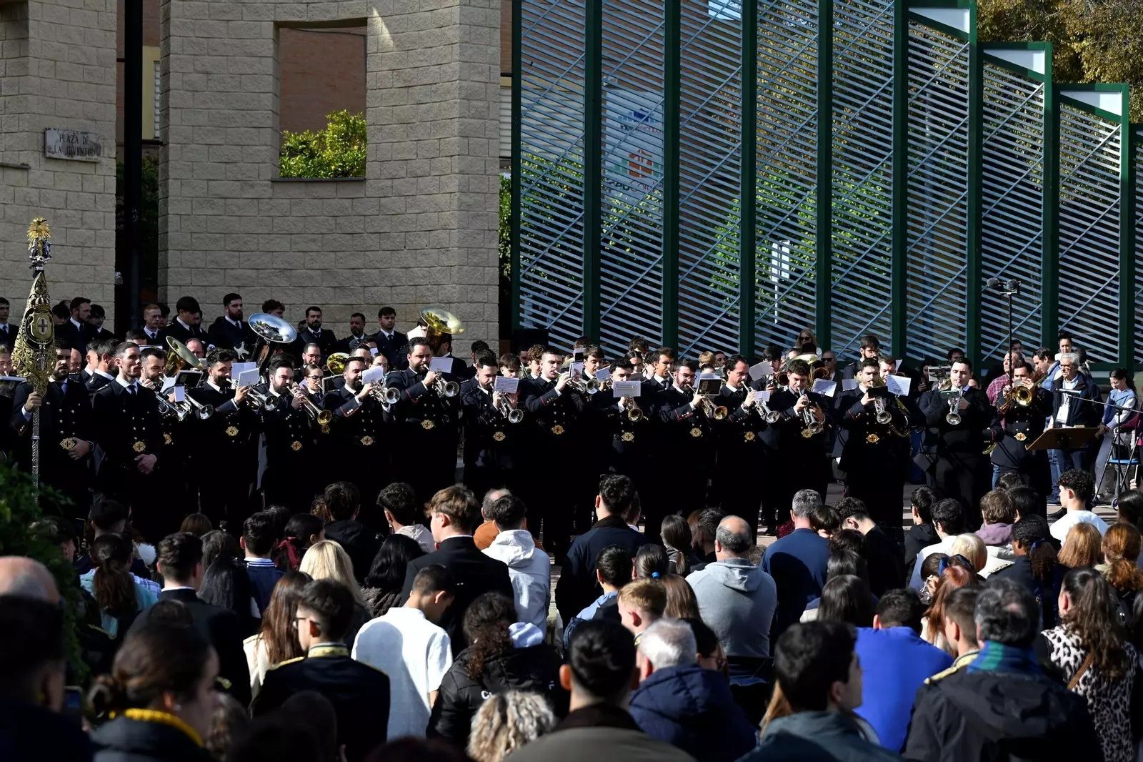 La Agrupación Cristo de Gracia, durante un certamen.