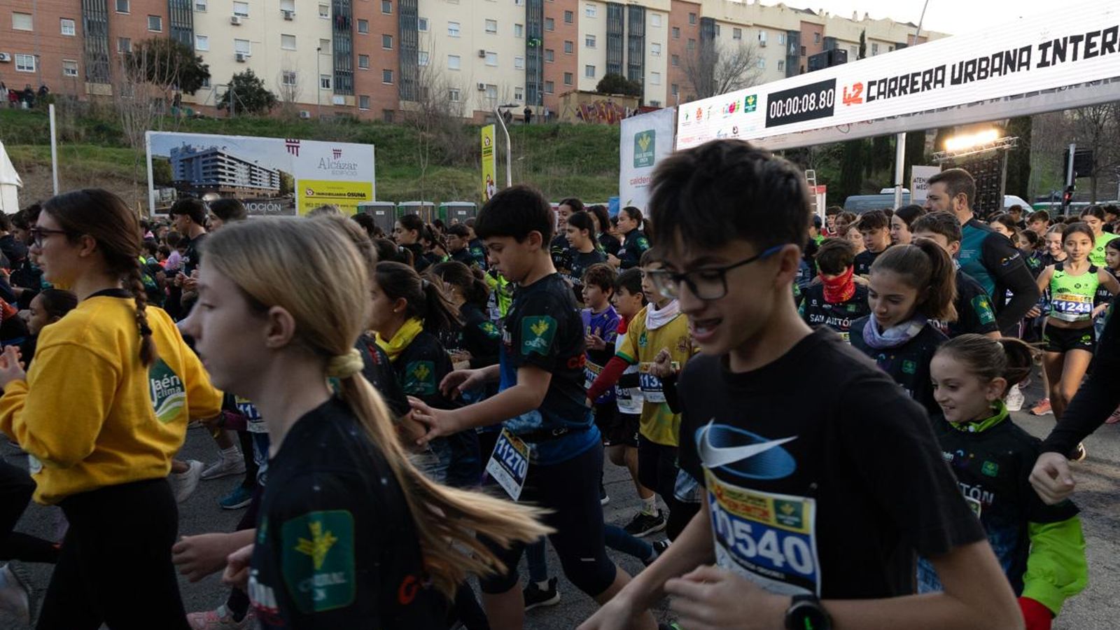 En imágenes: Las promesas del atletismo brillan en la Carrera Infantil de San Antón 2025