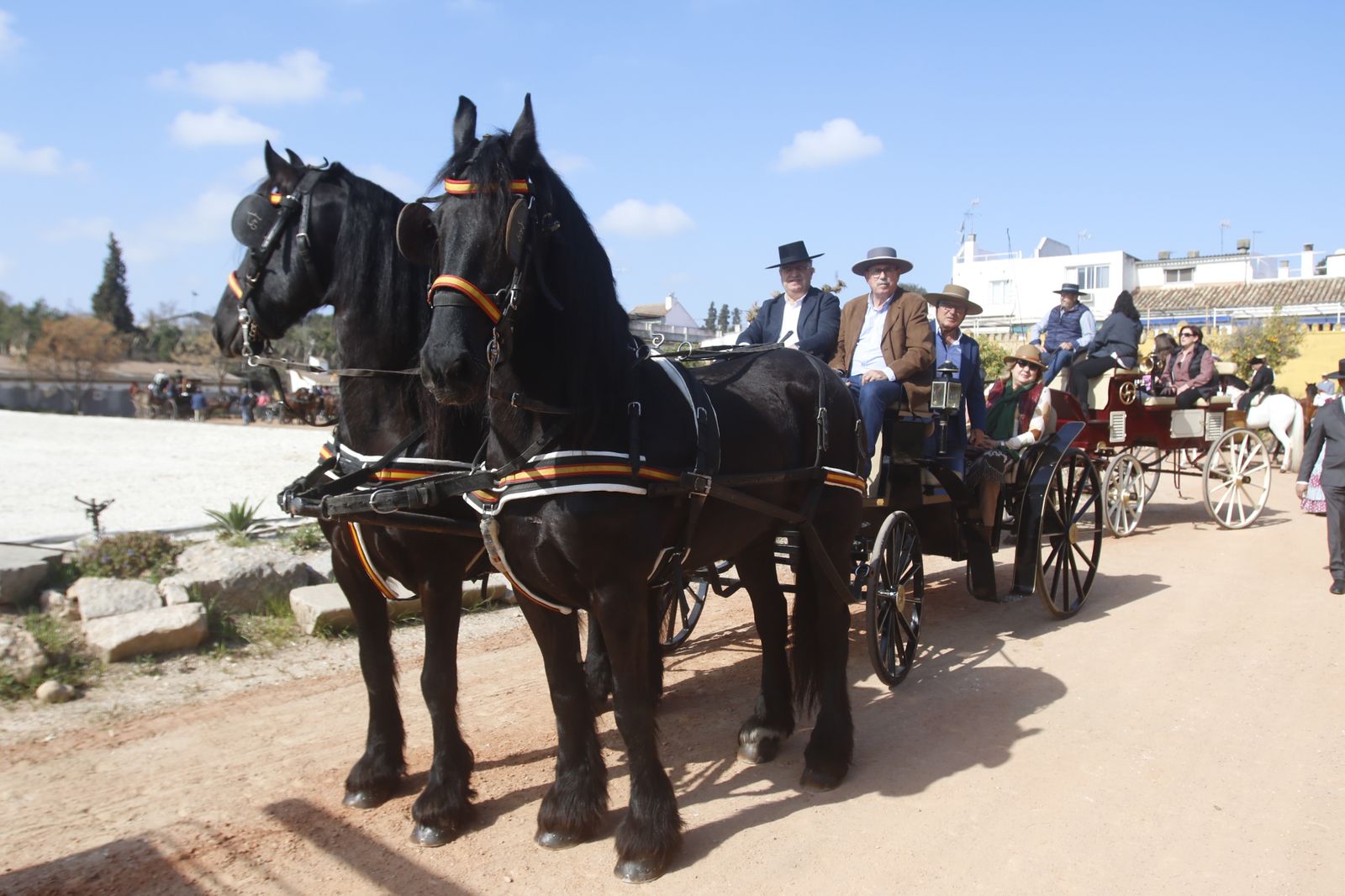 La marcha hípica en Córdoba por el 28-F, en fotografias.