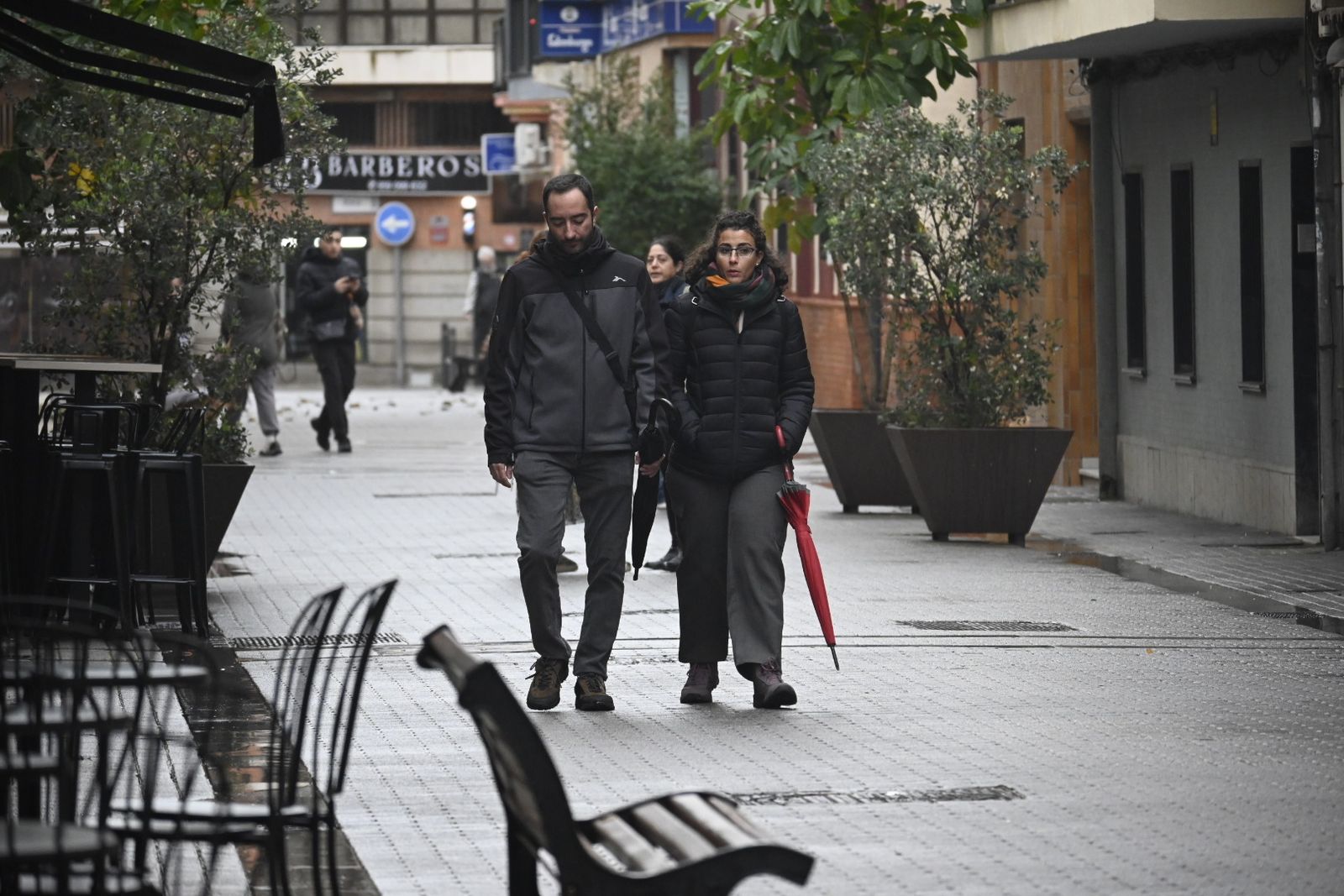 Fotografías de ambiente en la mañana del 3 de enero en Huelva
