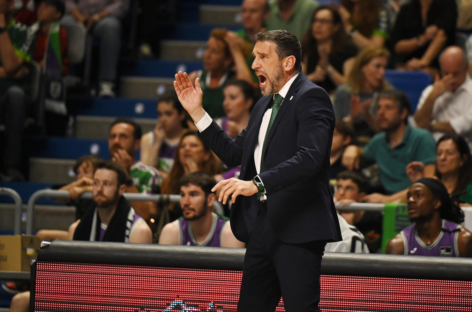 Ibon Navarro, esta tarde frente a Obradoiro