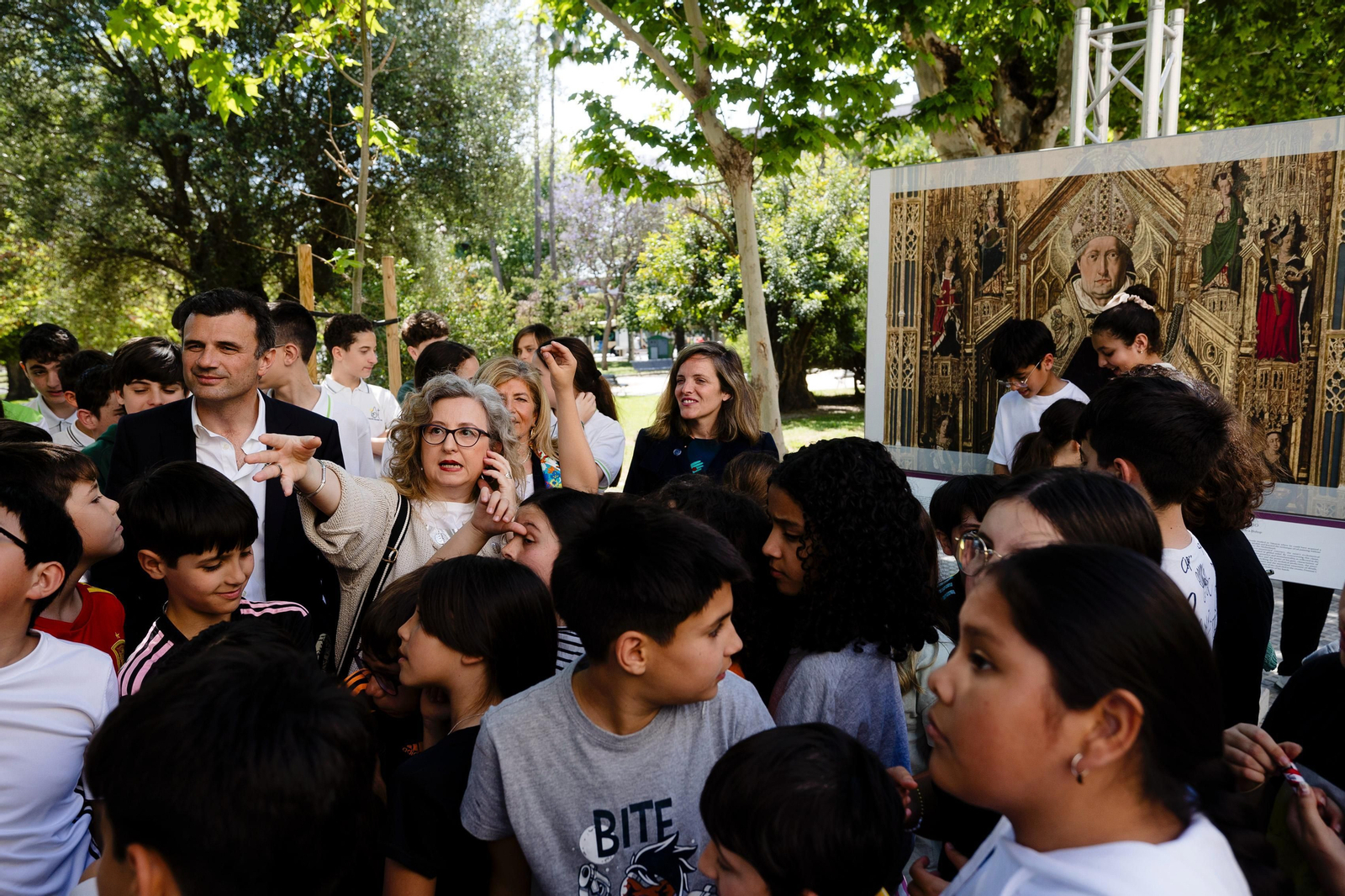 La inauguración de la exposición 'El Prado en las calles' en Cádiz