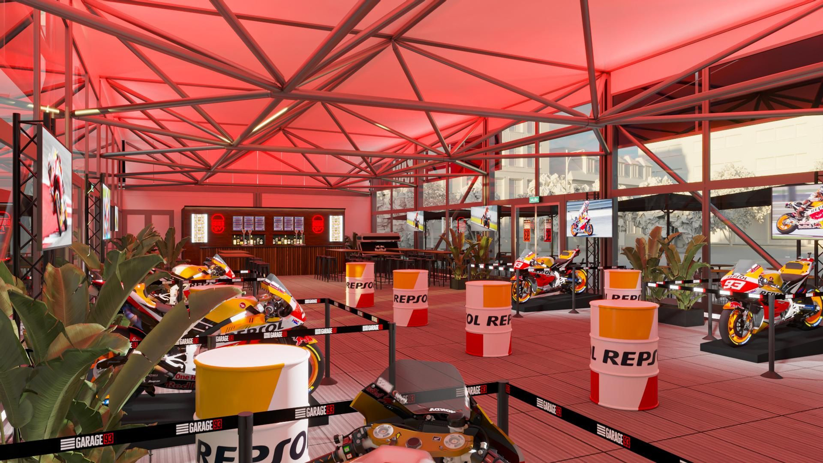 Así es el Garage 93 y estas son las motos con las que Marc Márquez fue campeón del mundo