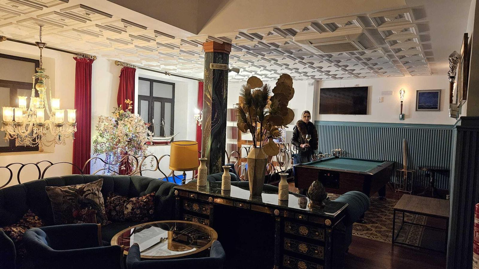 Planta de arriba de Café Central.