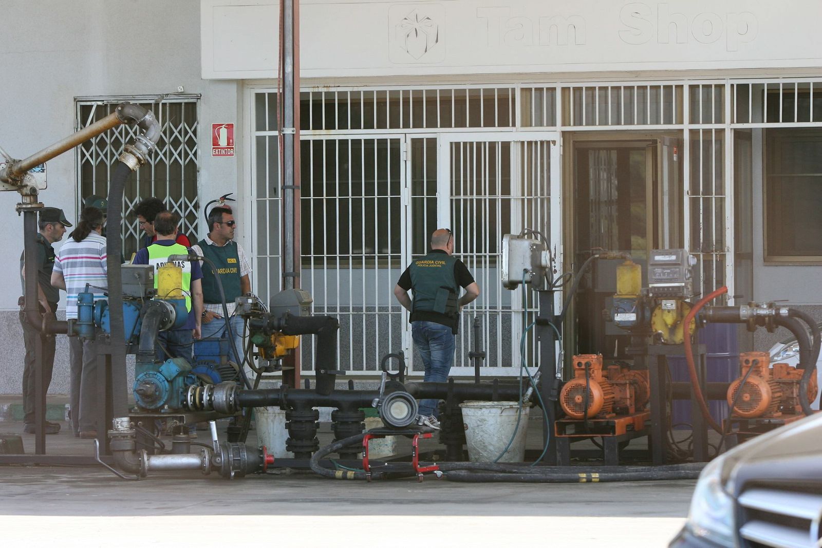 Operación en 2014 de la Guardia Civil contra el fraude en gasolineras