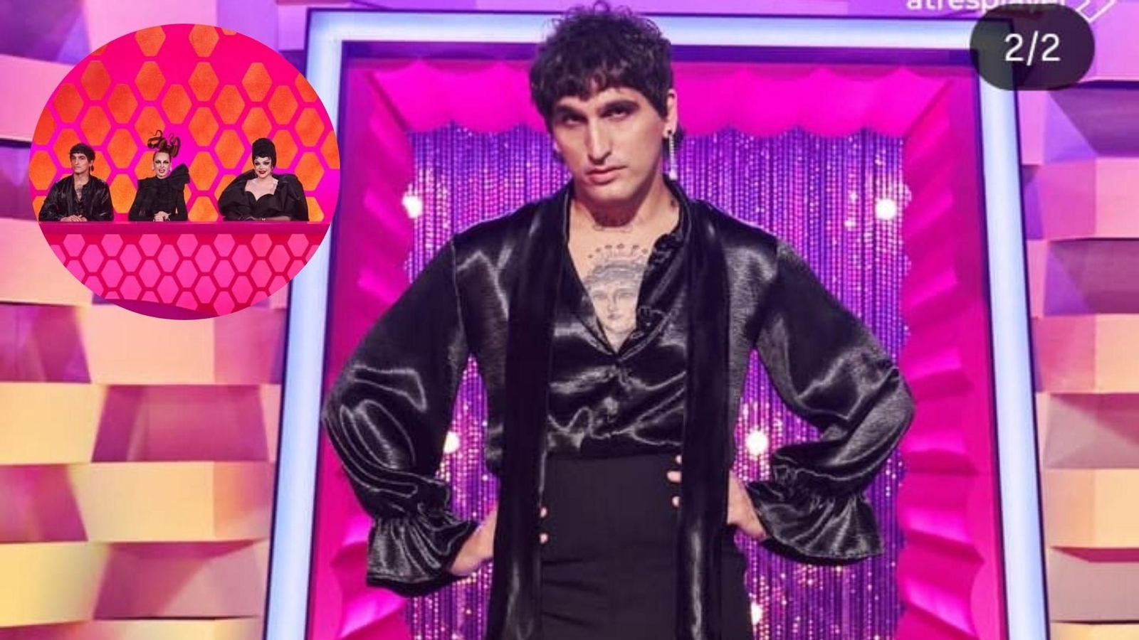 Unas imágenes del artista en el programa presentado por Los Javis.