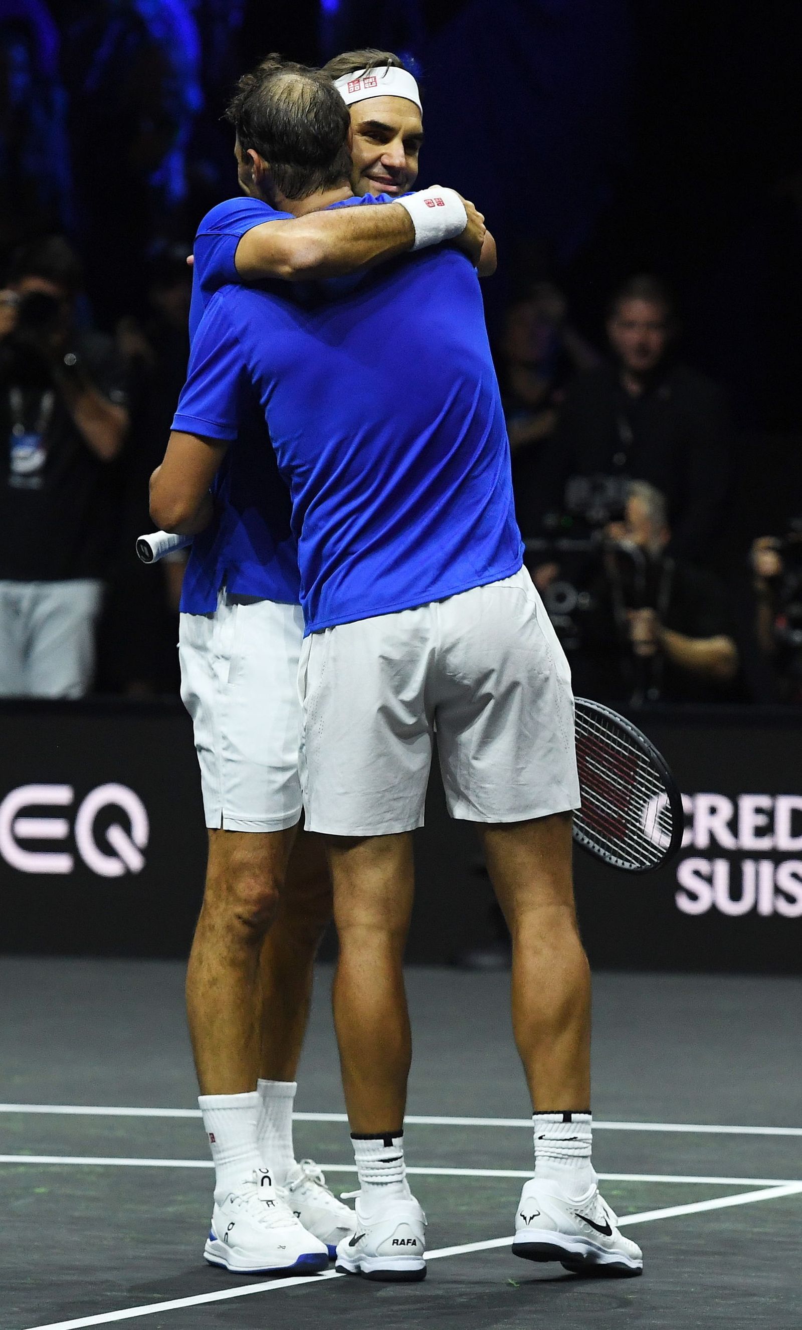 Las imágenes de la despedida de Federer