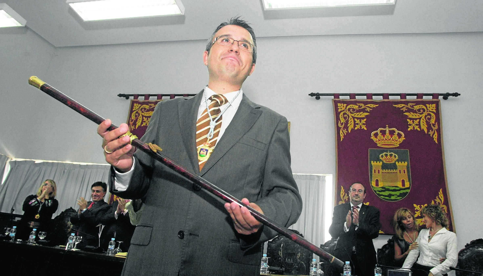 Alejandro Sánchez, el día de su investidura como alcalde de La Línea