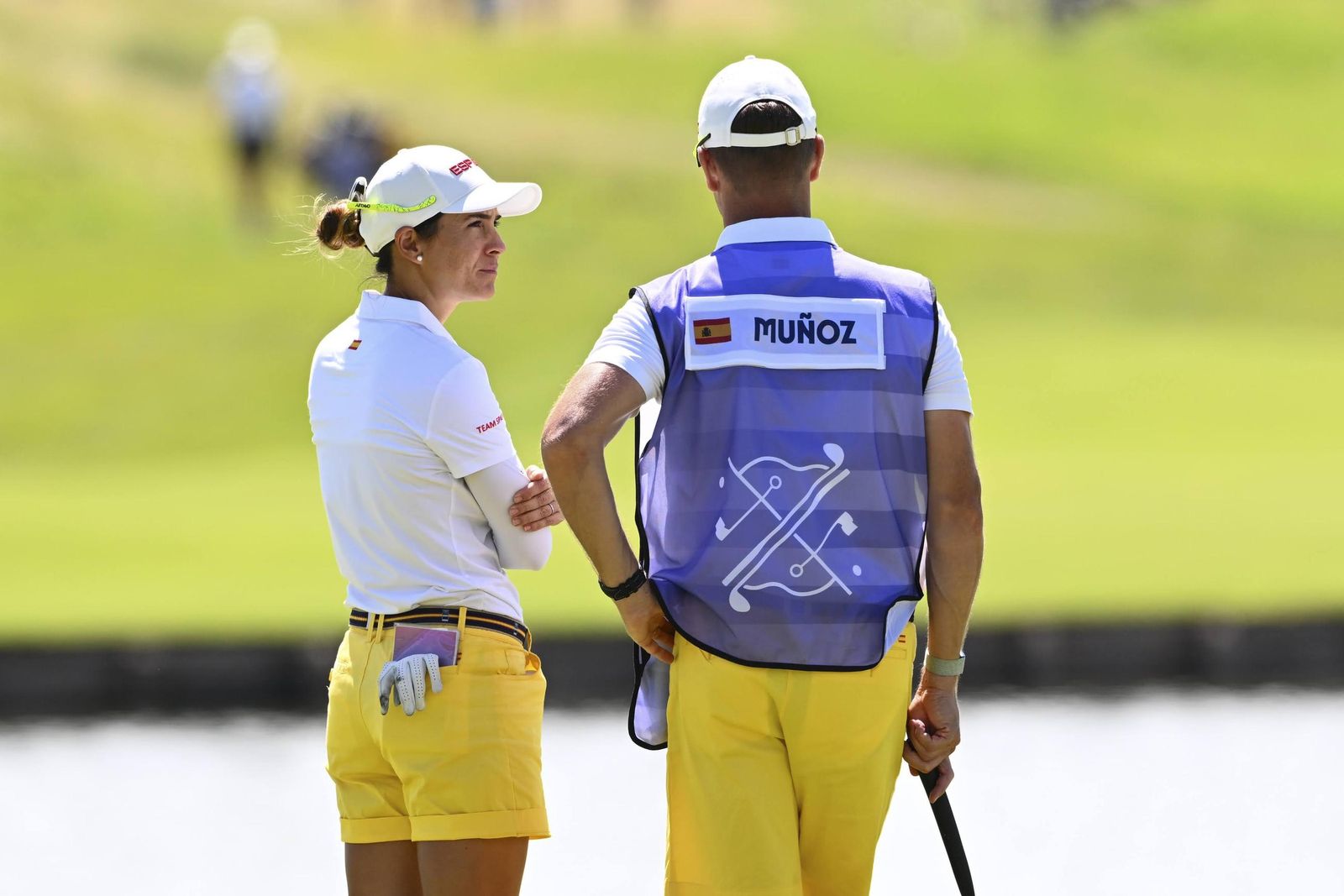 Azahara Muñoz, en acción.