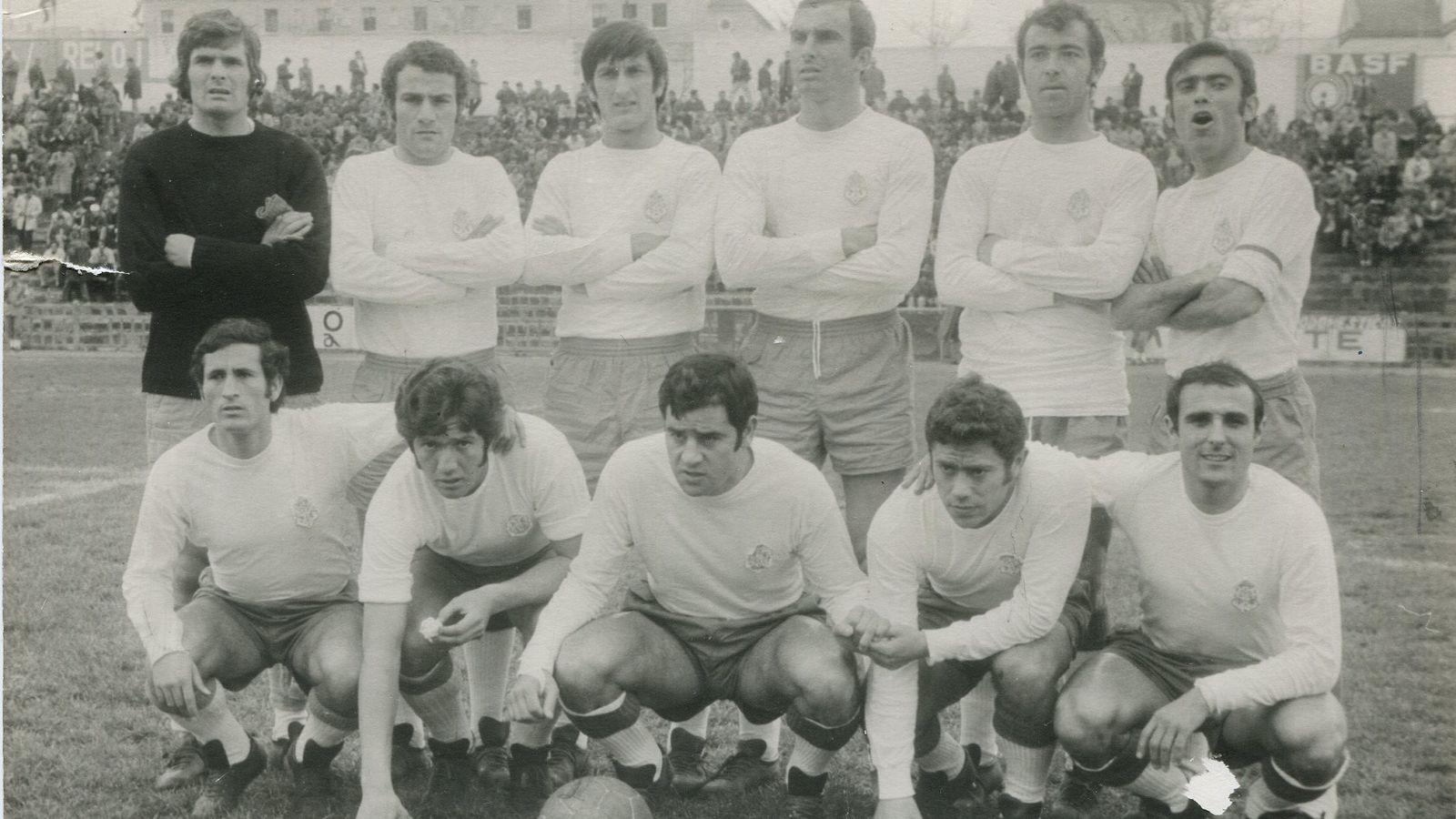 Equipo del Hellín, en la temporada 72/73. Prieto es el cuarto de izquierda a derecha.