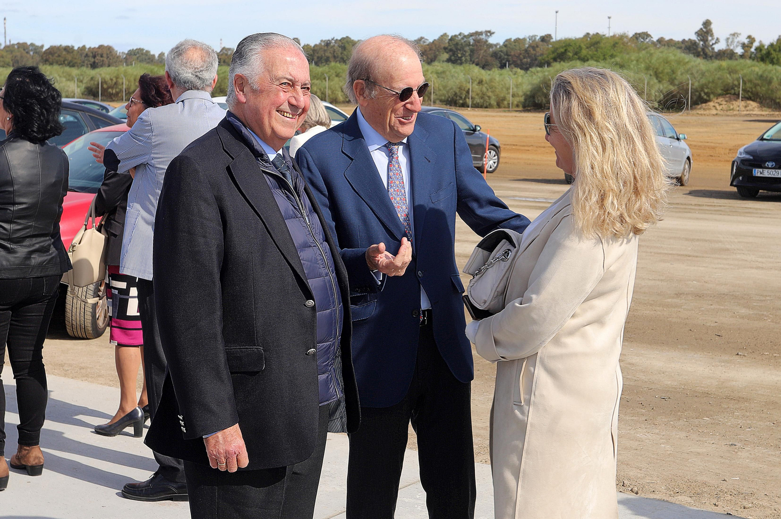 Imágenes de la inauguración de la ampliación norte del Muelle Sur del Puerto de Huelva