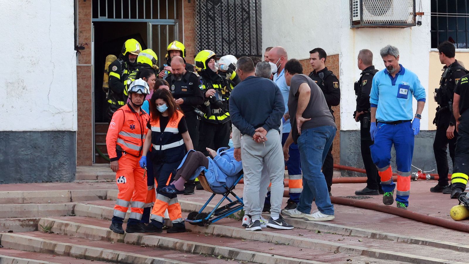 Incendio en una vivienda de San Telmo en Jerez