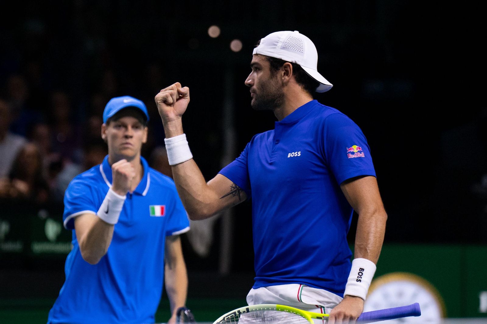 El doble Italia-Argentina, en fotos