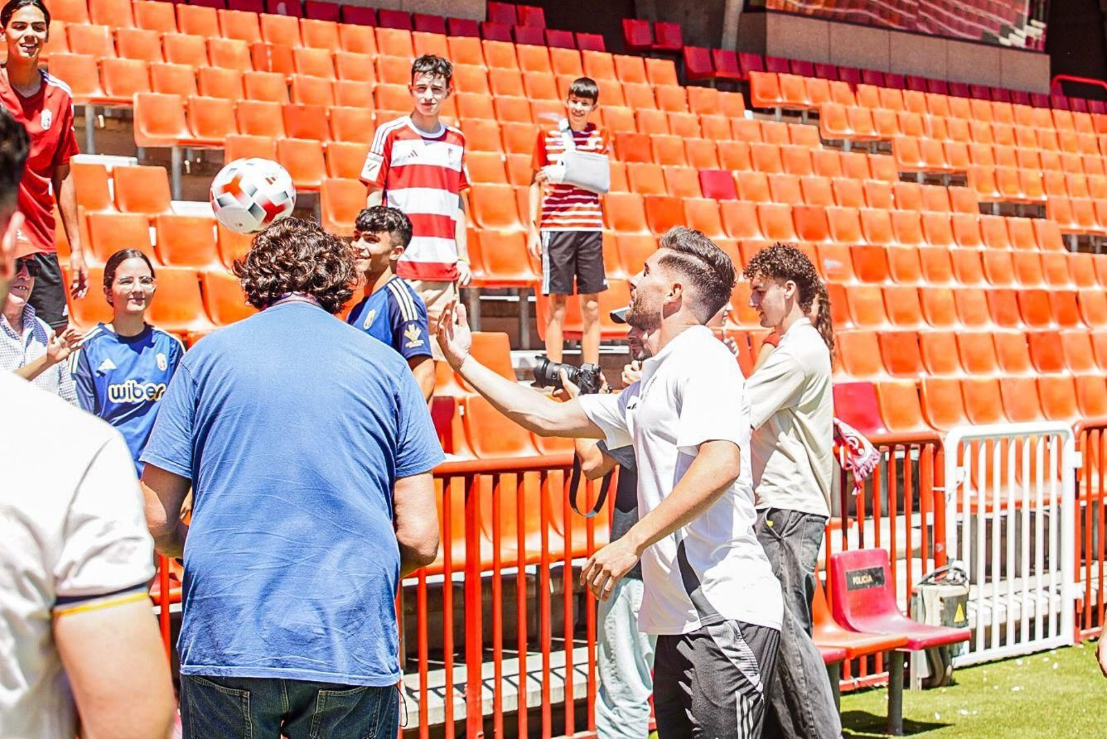 Así fue la presentación de Luca Zidane como nuevo jugador del Granada CF