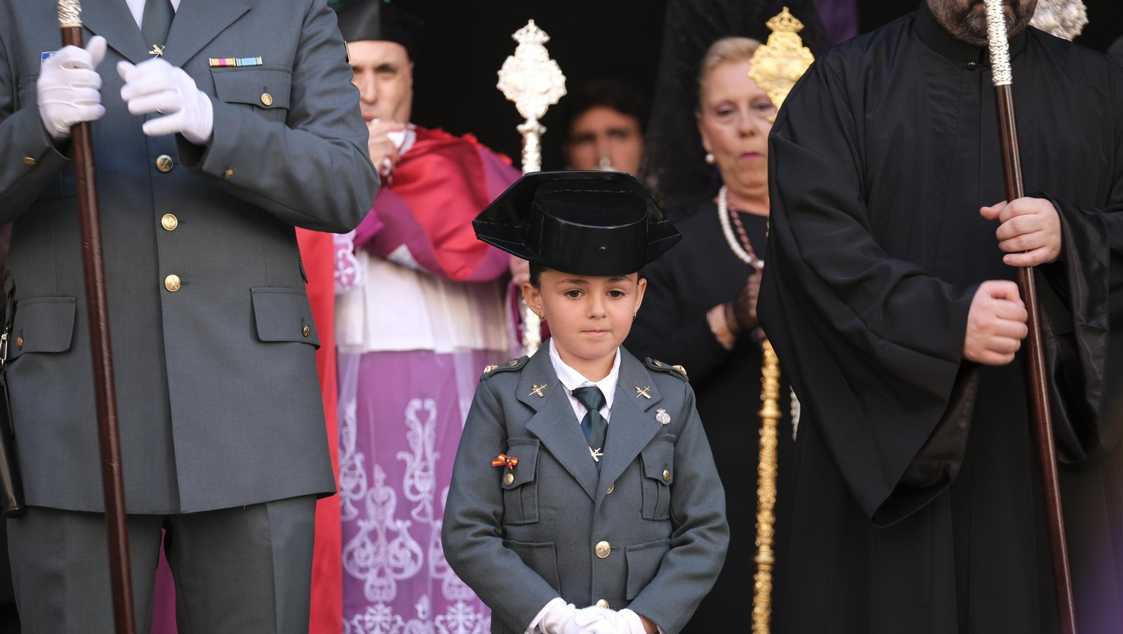 La procesión de Pasión en Almería, en imágenes