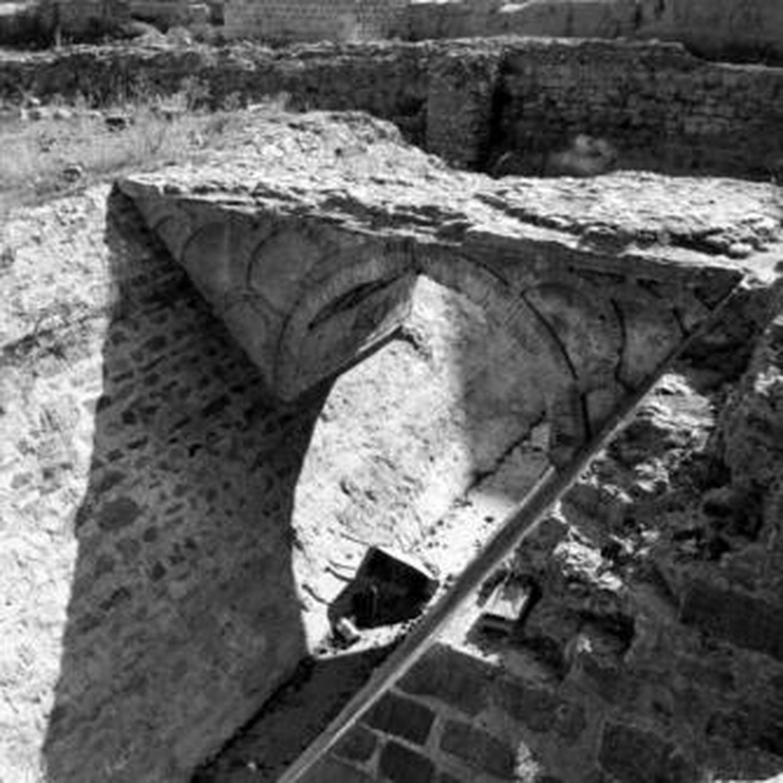 Parte de los restos hallados en las ruinas meriníes localizadas en Blas Infante.