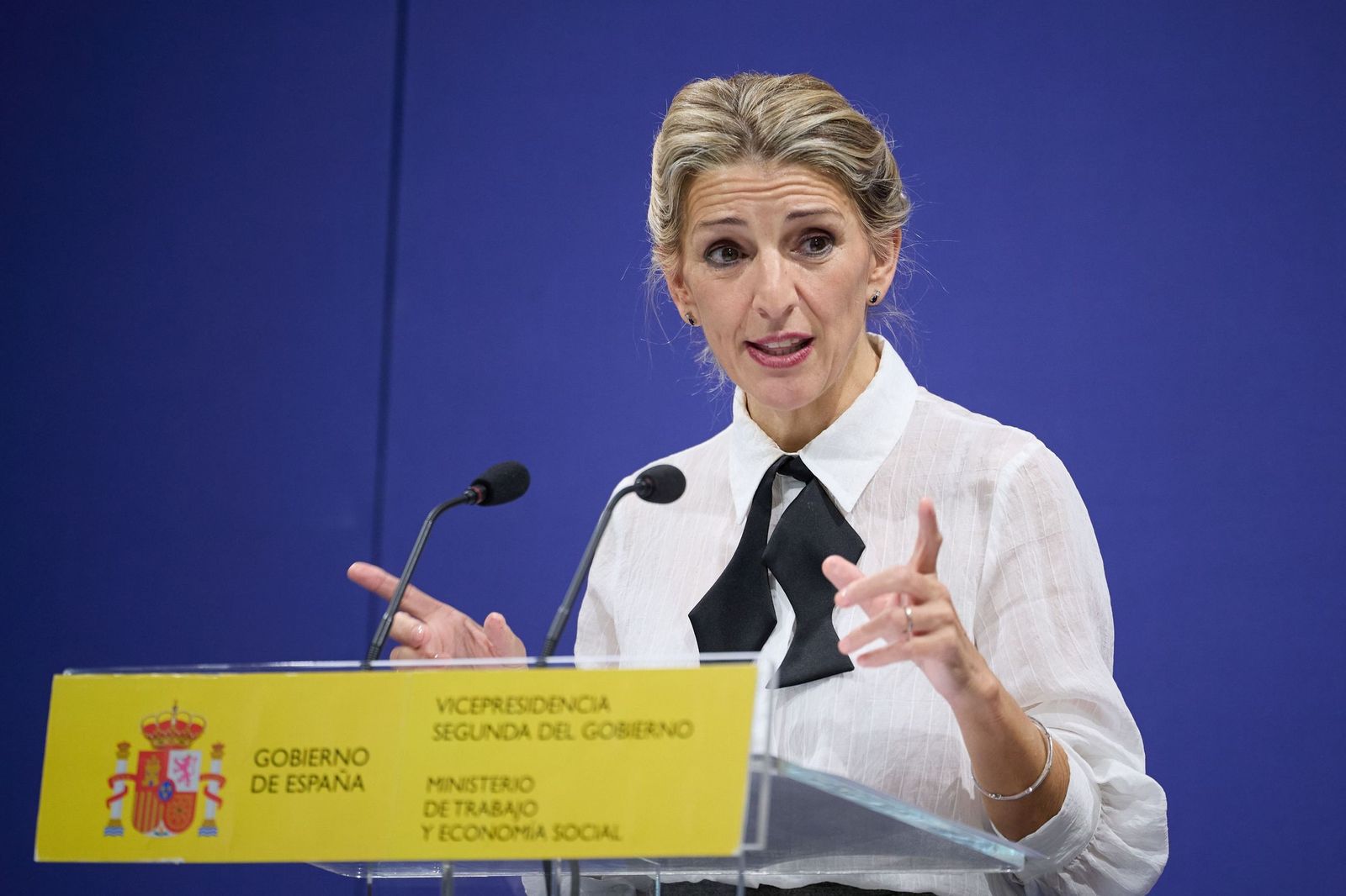 Yolanda Díaz, ministra de Trabajo, en una imagen de archivo