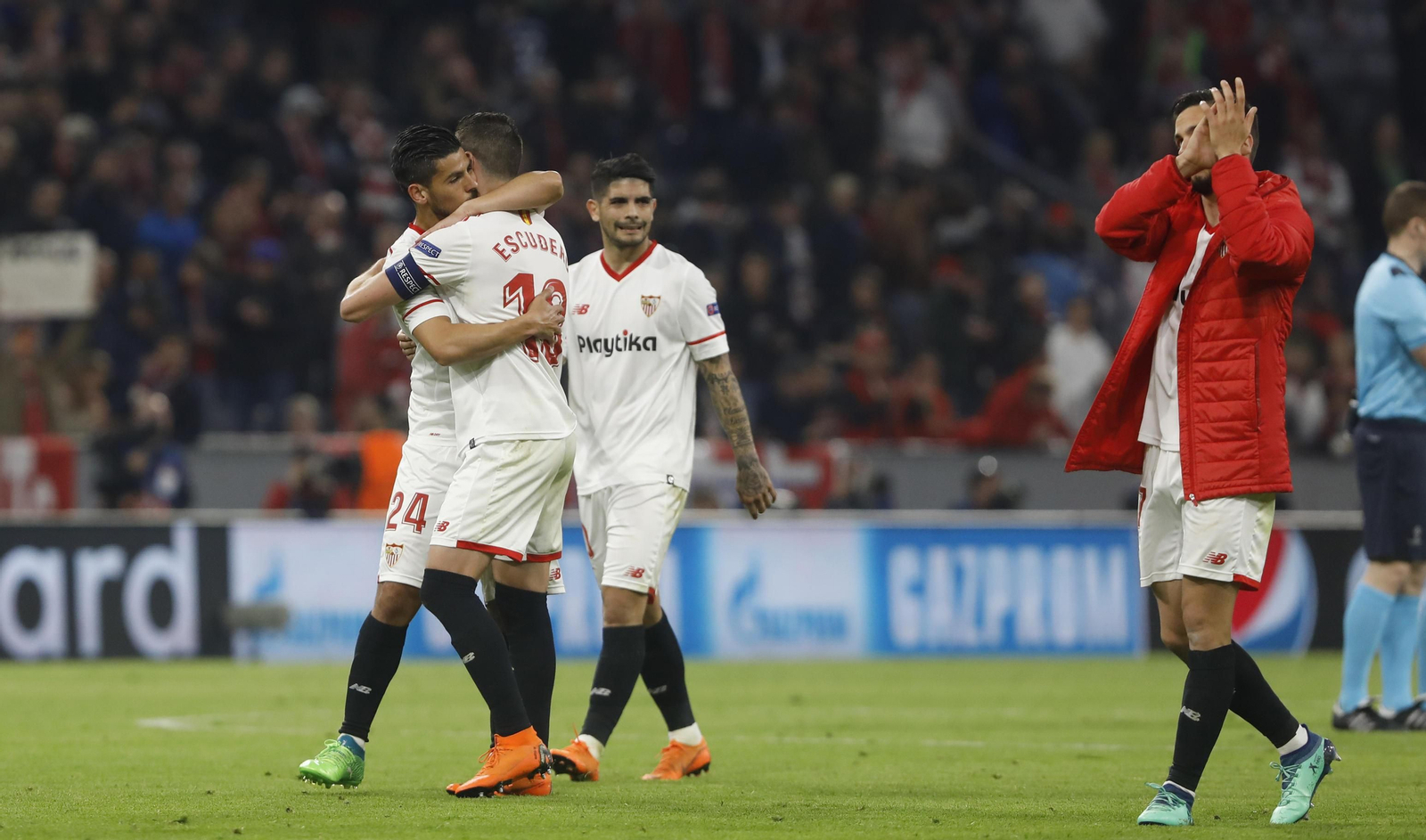 El Bayern Múnich-Sevilla FC, en imágenes