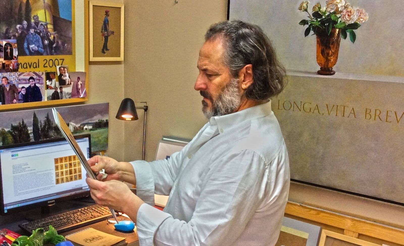 El artista Pepe Molina.