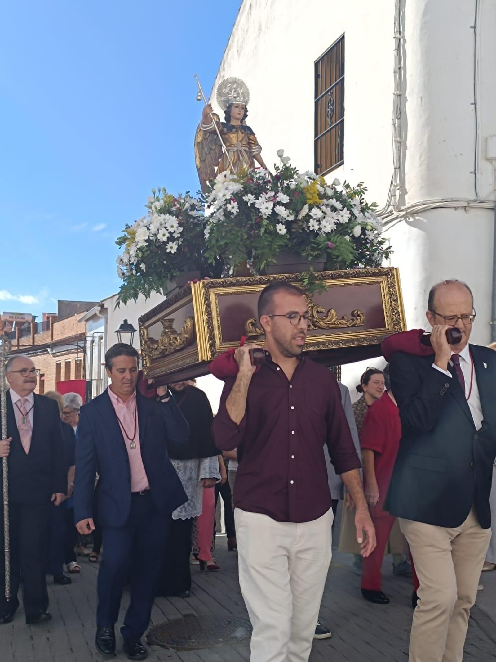 San Rafael recorre las calles de Villaharta