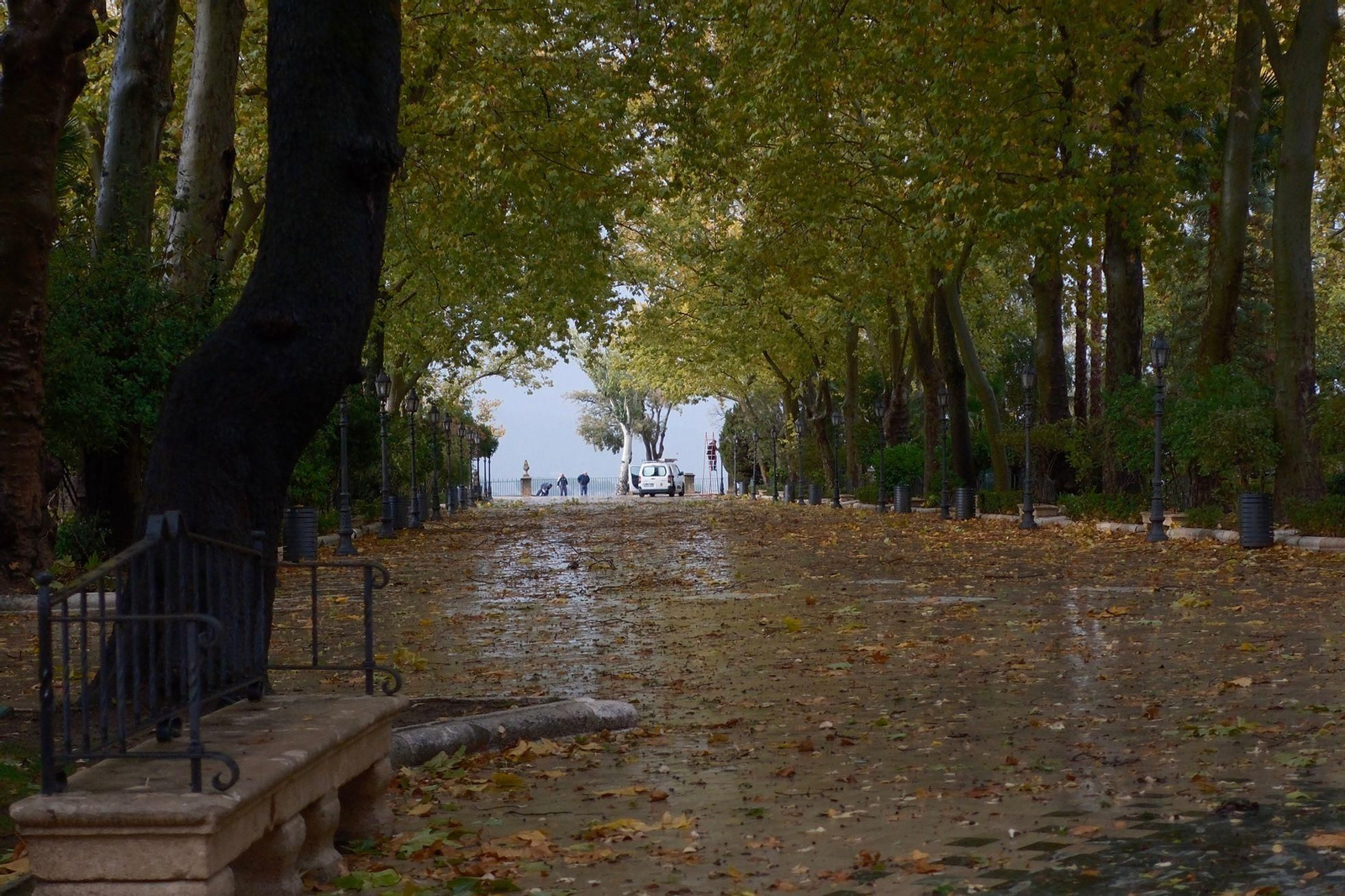 Ronda, esta mañana, tras la lluvia.