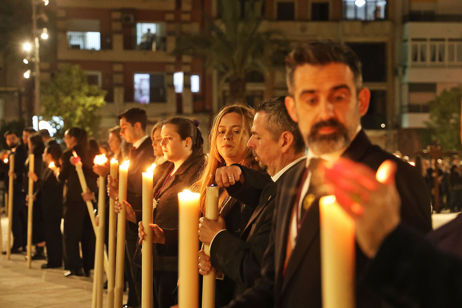 Las fotografías del Vía Crucis de las Hermandades de Huelva