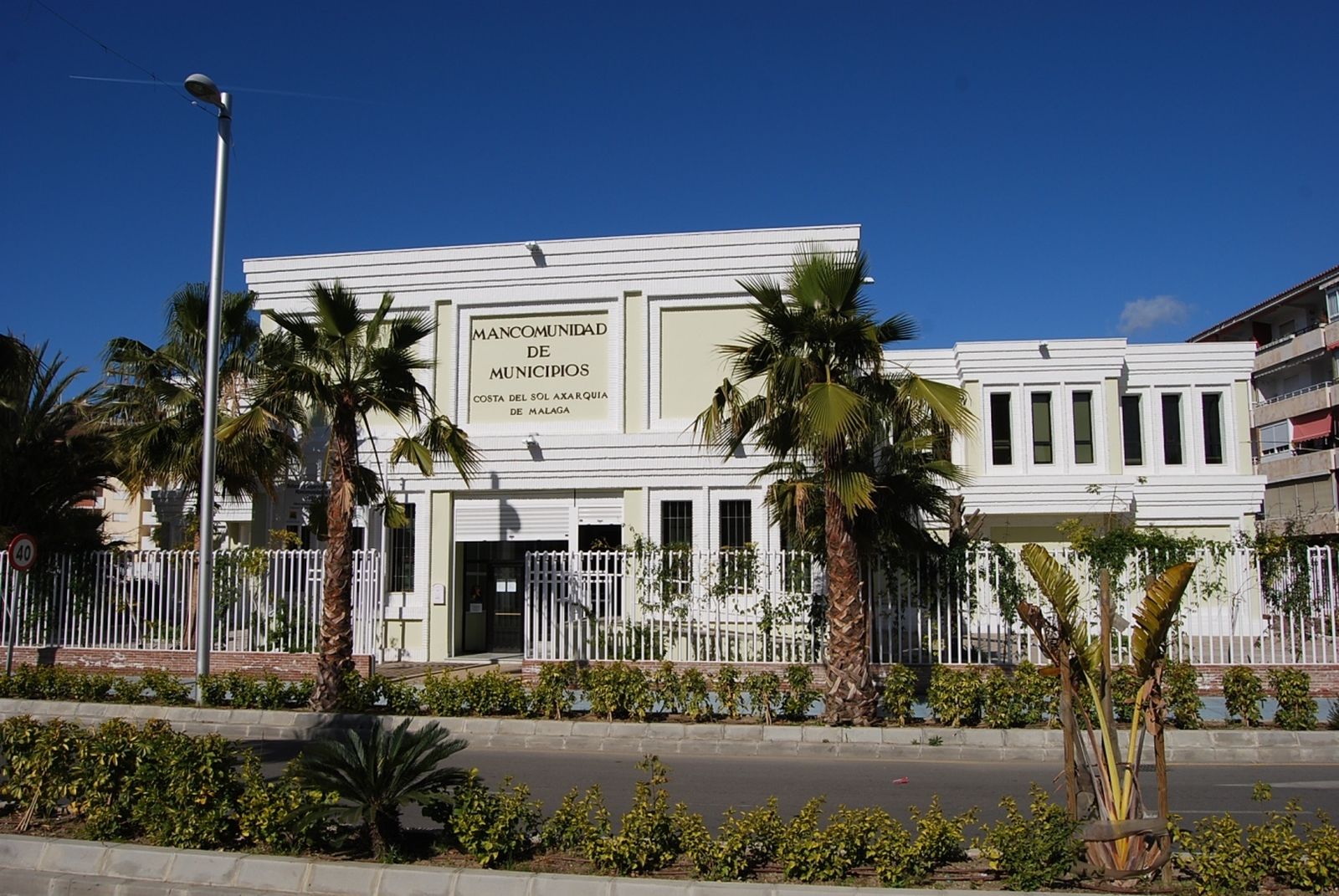 Edificio de la Mancomunidad Axarquía Costa del Sol.