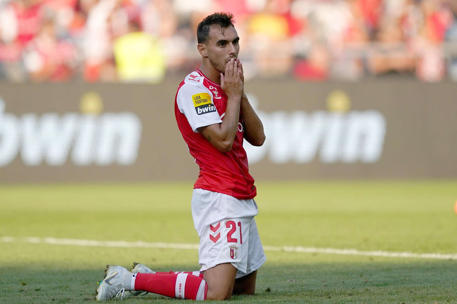 Horta se lamenta en el Sporting de Braga-Sporting de Lisboa