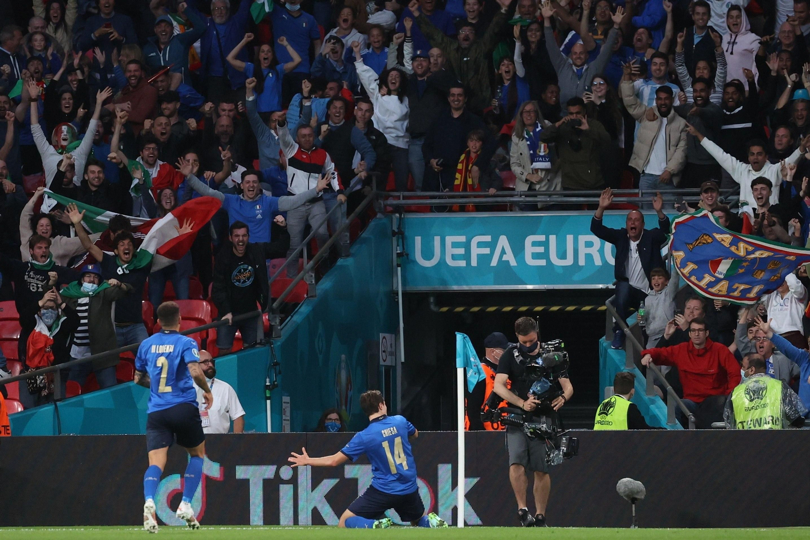 Las imágenes de la semifinal Italia-España de Eurocopa